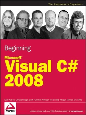 cover image of Beginning Microsoft Visual C# 2008